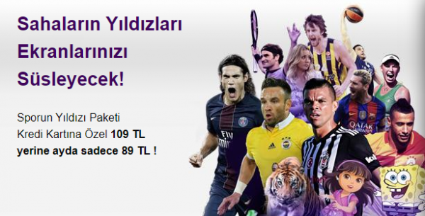 beIN Sports Süperlig - Kredi Kartına Özel 89 TL